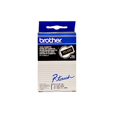 Cintas Brother Laminado Negro/oro 9 mm X 7.7 M