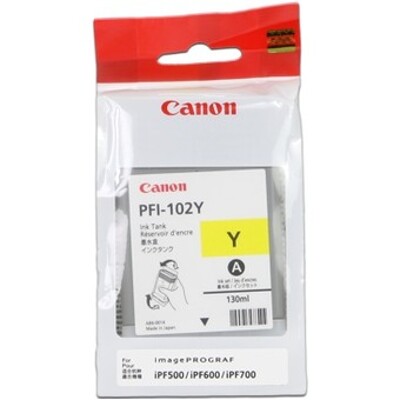 Cartuchos de Tinta Canon PFI-102Y Amarillo