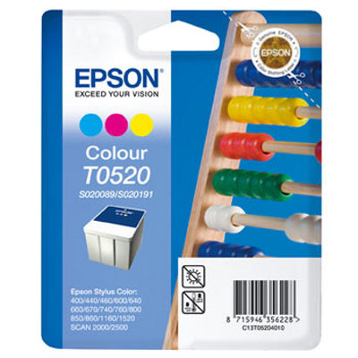 Cartucho de Tinta Epson Colores T0520