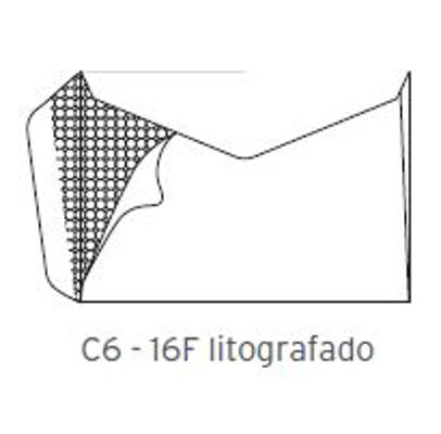 Sobres C6 16F Litografico 114x162mm 80Gr