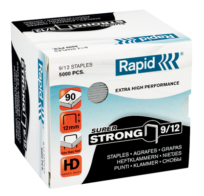 Grapas Nº 9/12 Strong 5000un Rapid