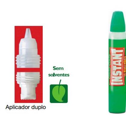 Pegamento Transparente Doble Aplicador 35 Ml.