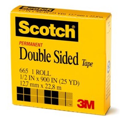 Cinta Adhesiva 22,8mx12mm Scotch Doble Cara