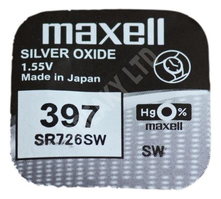 Pilas Maxell Micro SR0726SW Mxl 397 1,55V