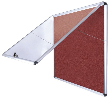 Vitrinas Interior 1142x953x35mm Retardadora de Chama Enclore Rojo