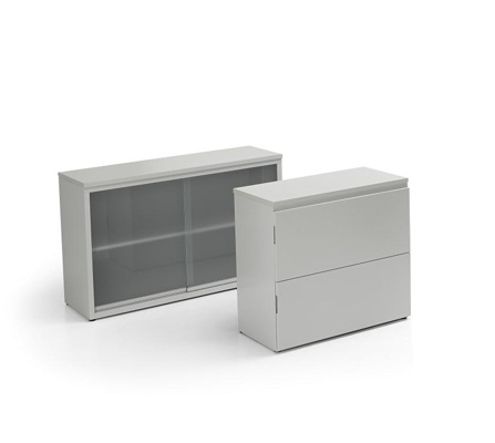 Armario de Oficina 810x800x430mm Puertas de Correr