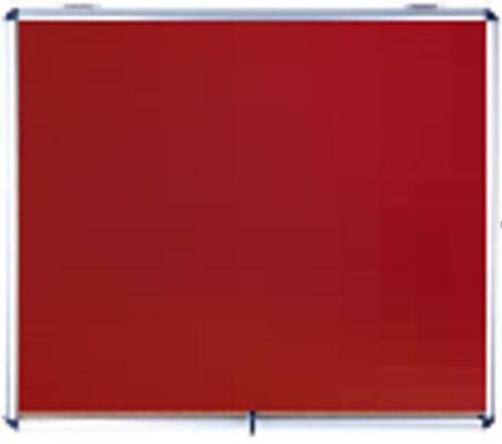 Vitrinas Interior 1142x953mm Fieltro Articulada Arriba Enclore Rojo