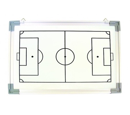 Pizarras Blancas Táctico Magnético 45x60cm Fútbol Acero Vitrificado