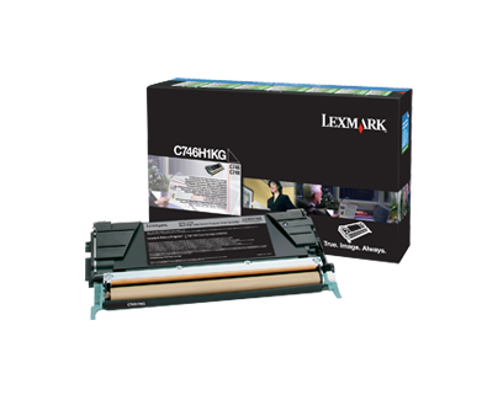 Toner Lexmark Negro Elevada Capacidade com Programa Retorno C746H1KG