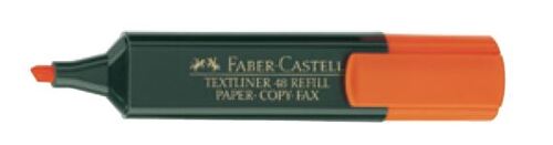 Marcadores Fuorescentes Faber Textliner 48 Naranja