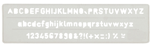 Normografo Makro Paper   5 Mm.