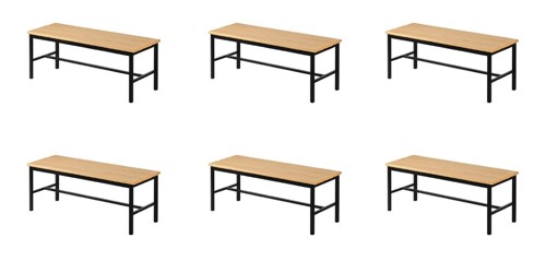 Banco de Vestuario 1600x400x450mm 620 (cópia) (cópia) (cópia)