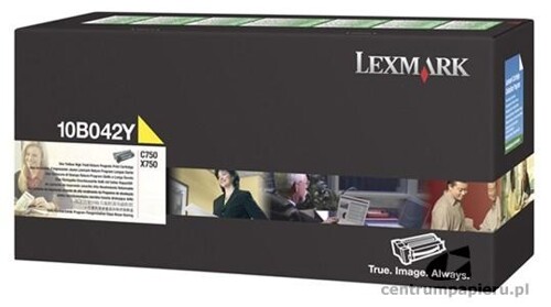 Tóner Lexmark Amarillo 10B042Y