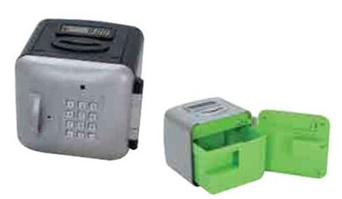 Cajas de Seguridad Pequeña En Negro e Plata, Swing