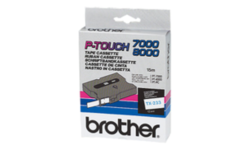 Cintas Brother Laminado Blanco/azul 12 mm X 15 M