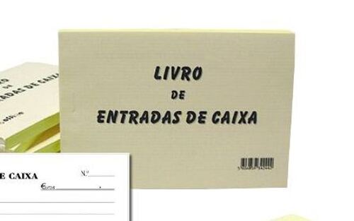 Libros de Entradas de Caja 100 Hojas