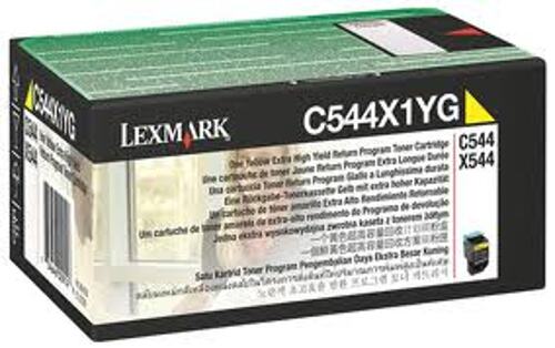 Tóner Lexmark Amarillo C544X1YG