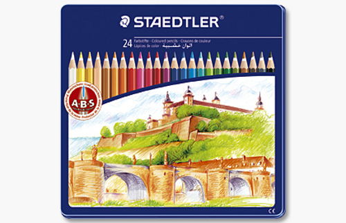 Lápices de Colores 17cm Staedtler 24