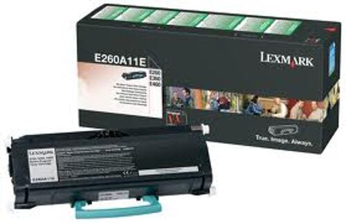 Tóner Lexmark Negro E260A11E