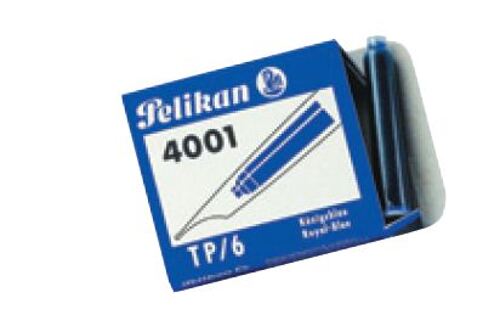 Cartuchos de Tinta Pelikan Tp Azul 6 Un.