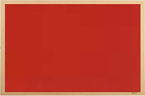 Tabla de Fieltro Con Marco de Madera 600x450mm Prime Earth-it Roble Rojo