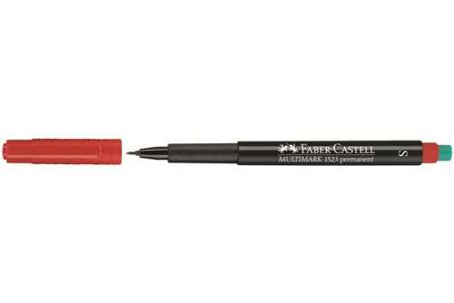 Marcadores Permanentes Faber Ohp 0.4mm Rojo