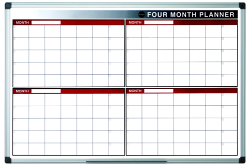 Plannings Magnético 60x90cm 4 Meses