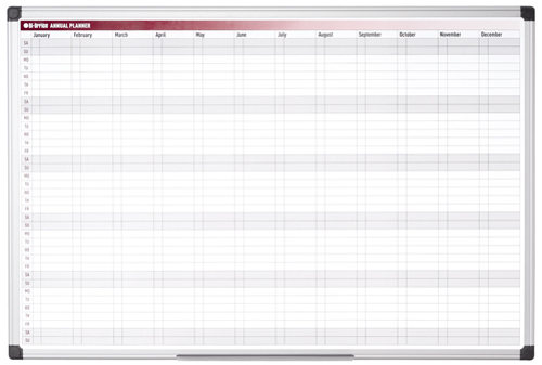 Plannings Magnético 60x90cm Anual 52 Semanas