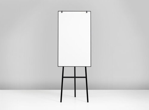 Rotafolio Negro 70,7x196x65 cm One Flip Chart