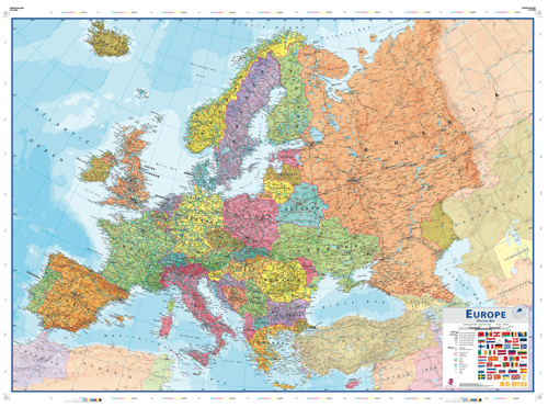 Plannings Mapa Europa 90x120cm