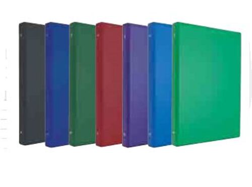 Carpeta de 4 Anillas Pvc de Colores