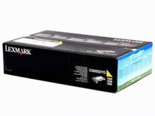 Tóner Lexmark Amarillo C500S2YG