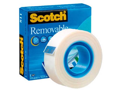 Cinta Adhesiva 33mx19mm Scotch Magic Removible