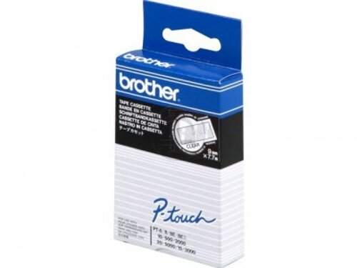 Cintas Brother Laminado Transparente/blanco 9 mm X 7.7 M