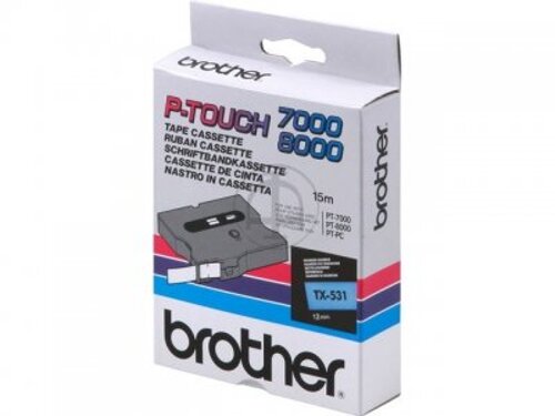 Cintas Brother Laminado Negro/azul 12 mm X 15 M