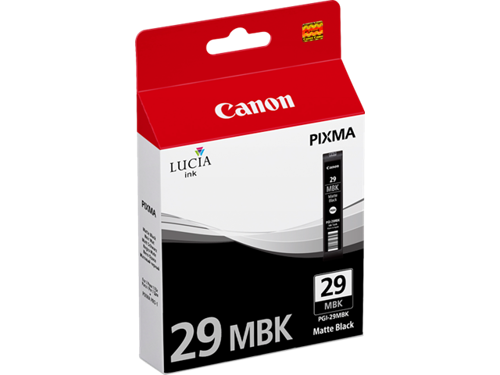 Cartuchos de Tinta Canon 29 Negro Mate