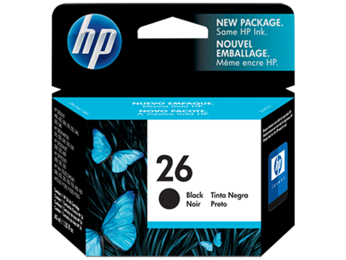 Cartuchos de Tinta HP Negro 51626A - (26)