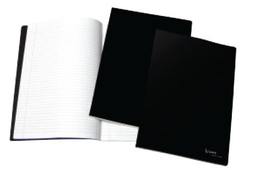 Libretas Lisas Tapa Negra A4 4School