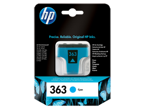 Cartuchos de Tinta HP Azul C8771E - (363)