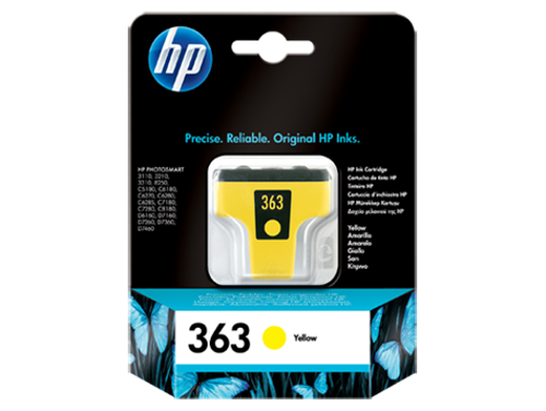 Cartuchos de Tinta HP Amarillo C8773E - (363)