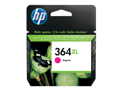 Cartuchos de Tinta HP Magenta CB324E - (364 Xl)