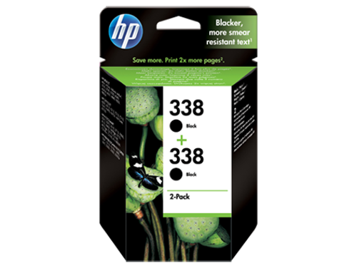 Cartuchos de Tinta HP Pack 2 Un. Negro CB331E - (338)