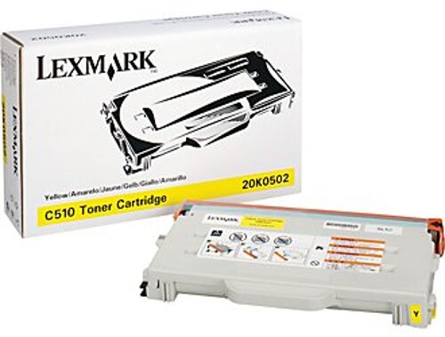 Tóner Lexmark Amarillo 20K0502