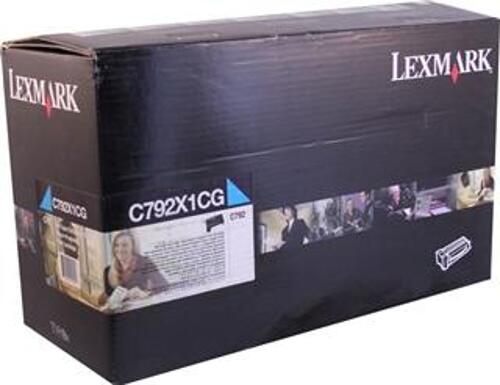 Toner Lexmark Azul Elevada Capacidade com Programa Retorno C748H1CG