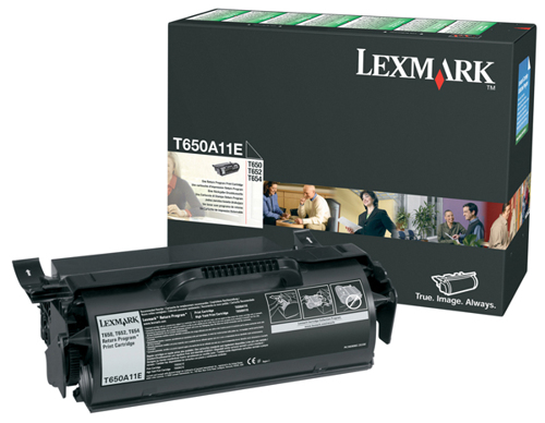 Tóner Lexmark Negro T650A11E