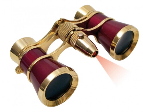 Prismáticos Opera 3x25 LED Braun Binocular