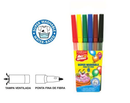 Rotuladores 6 Colores 4Scholl