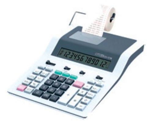 Calculadora Impresora Citizen Cx 121N 12 Dígitos