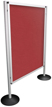 Biombos Tapizado 120x200cm Doble Cara Rojo ( Mamparas )