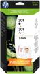 Cartuchos de Tinta HP Pack 2 Negro Y Color J3M81A - (301)